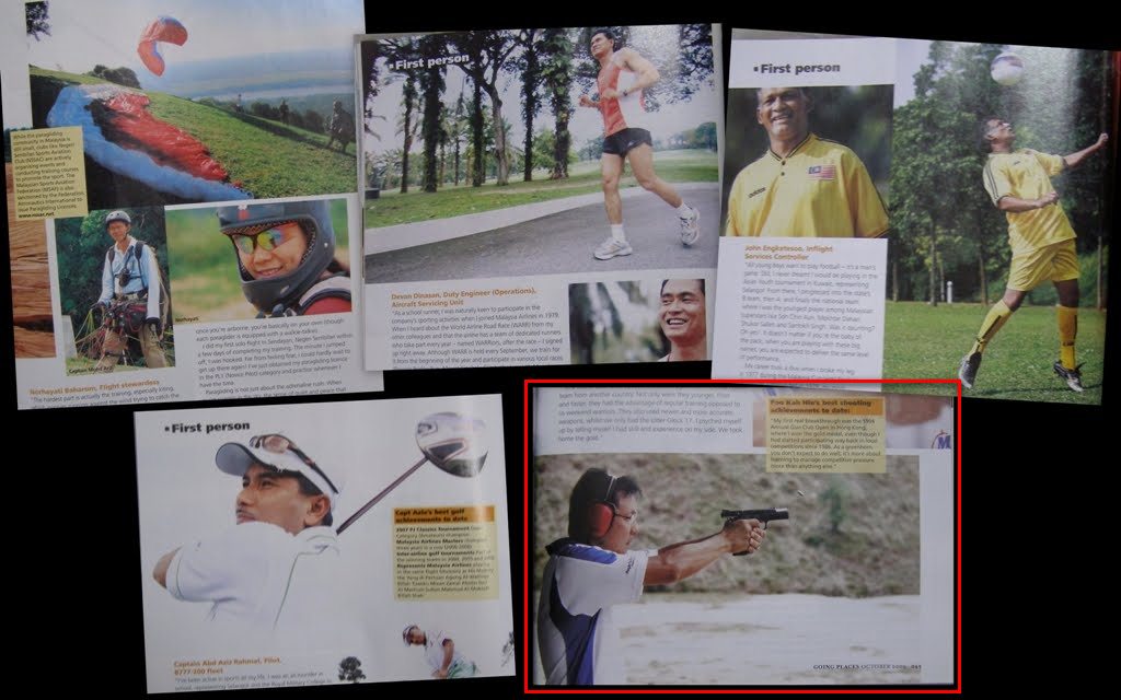 Magazine interview for top sportsman